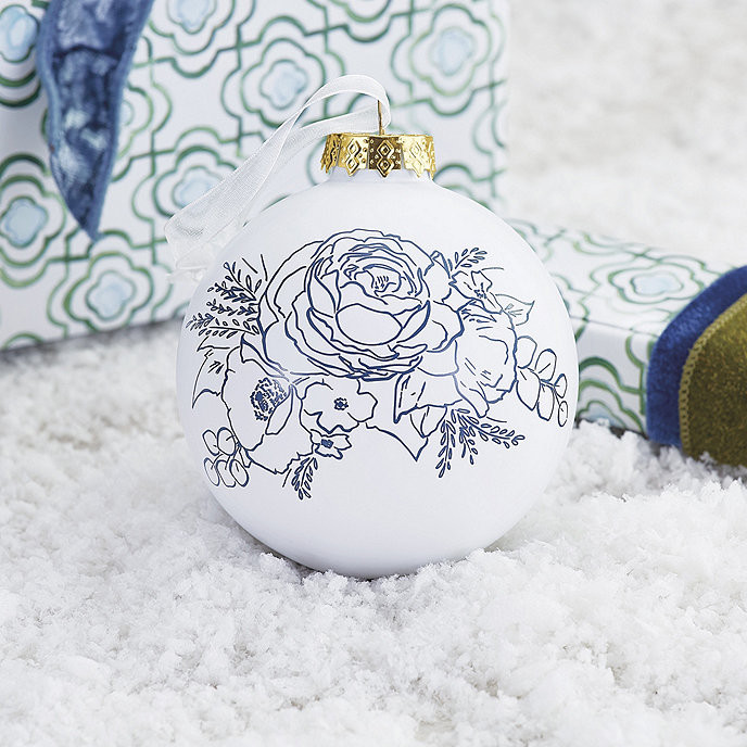 Zoe Floral Ornament | Ballard Designs, Inc.