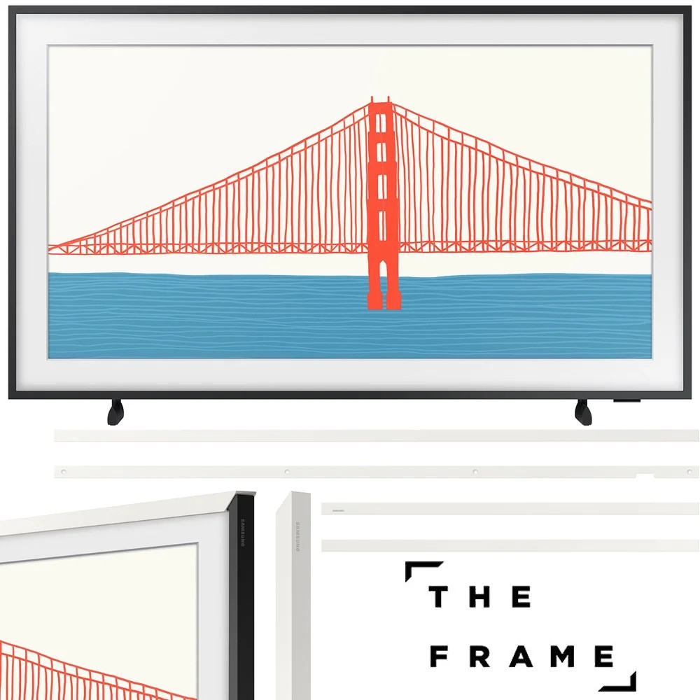 Samsung QN55LS03AAFXZA 55 Inch The Frame QLED 4K Smart TV 2021 Bundle with Samsung 2021 55 inch T... | Walmart (US)