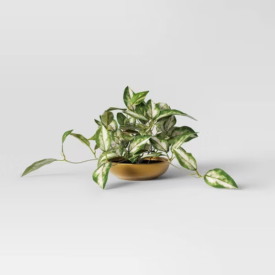 Dasheen Leaf in Gold Bowl - Threshold™ | Target