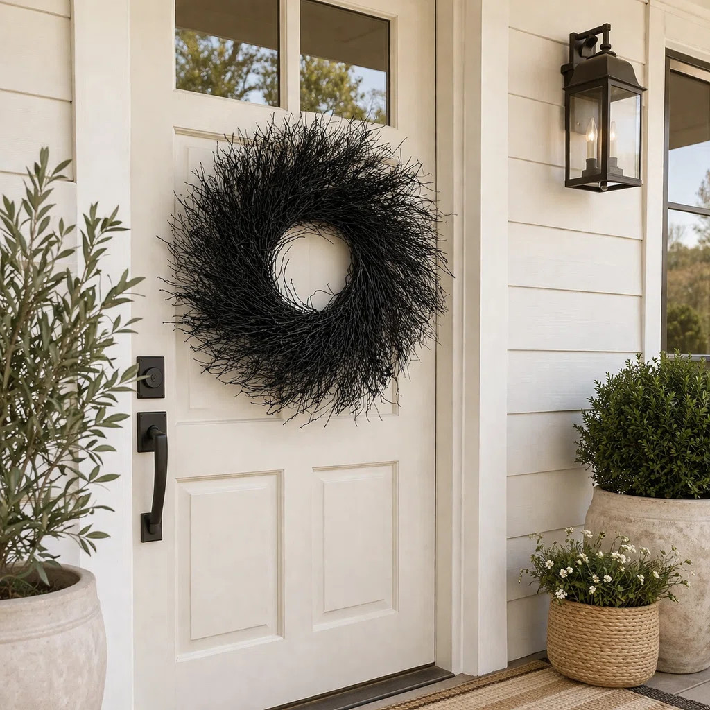 22" Handcrafted Twig Wreath | Joss & Main
