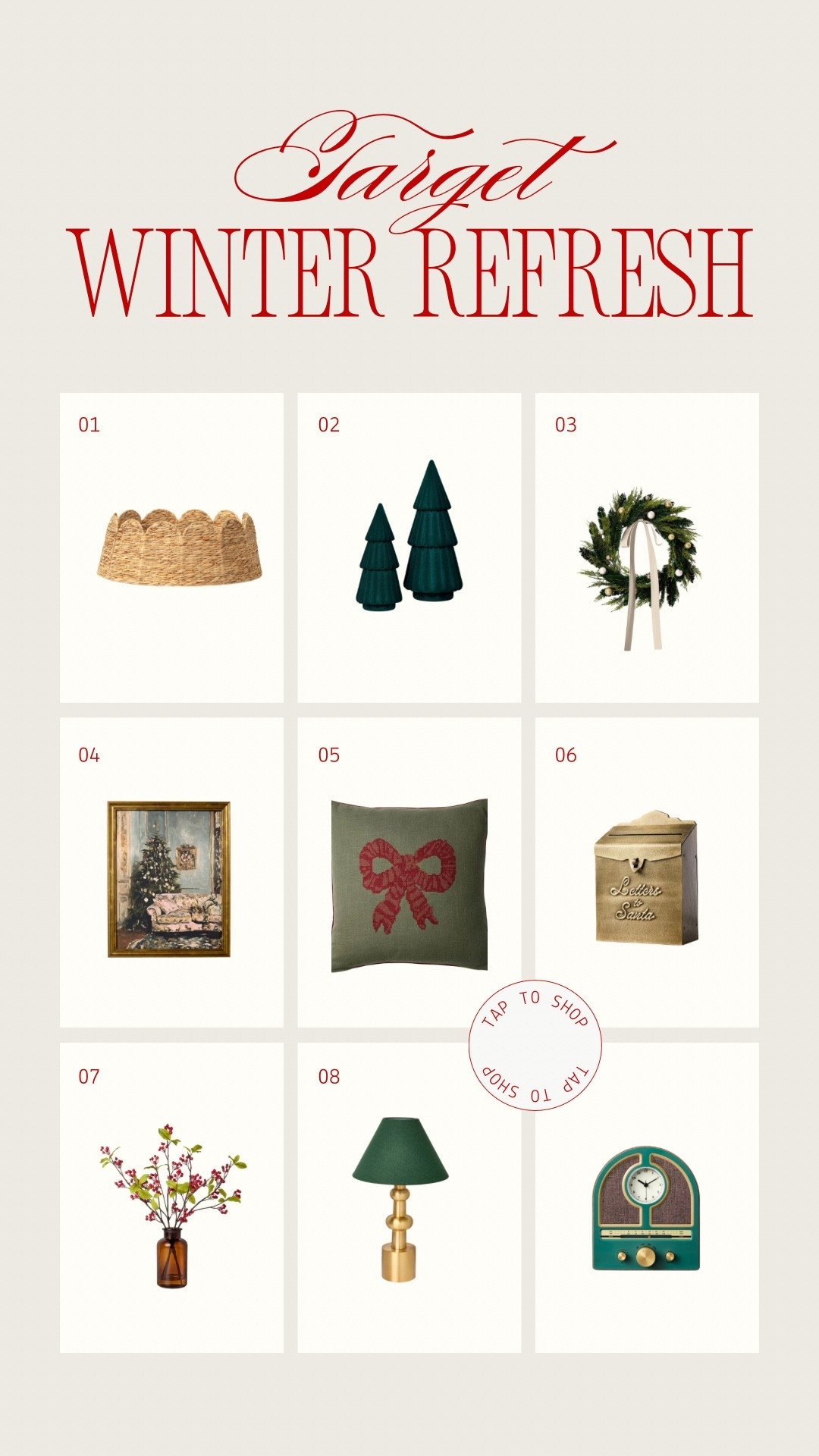 So many goodies at target right now for the holidays 👏✨🎄 

#LTKHome #LTKHoliday #LTKGiftGuide