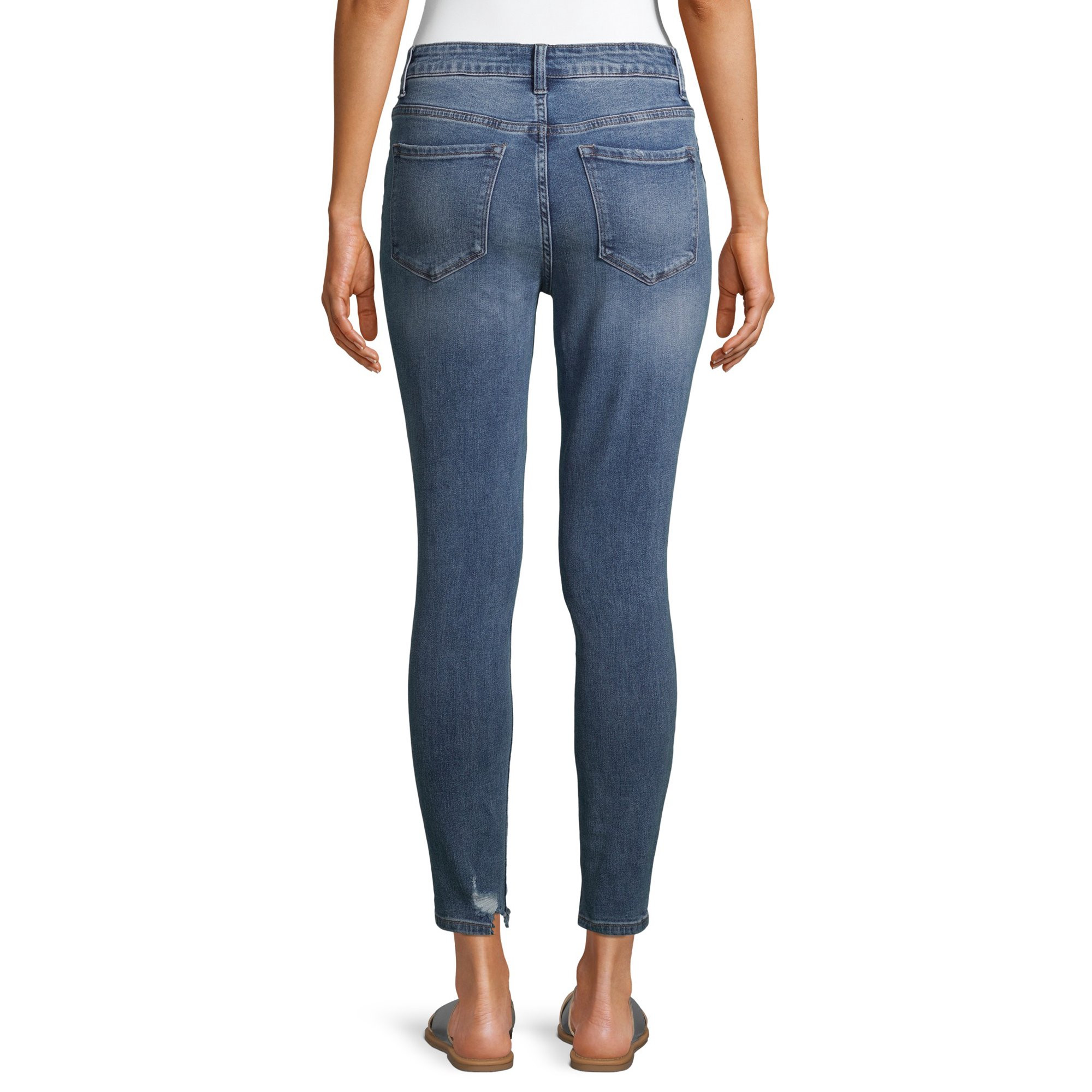Vervet by Flying Monkey High Rise Distressed Skinny | Walmart (US)