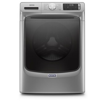 Maytag 4.5-cu ft High Efficiency Stackable Steam Cycle Front-Load Washer (Metallic Slate) ENERGY ... | Lowe's