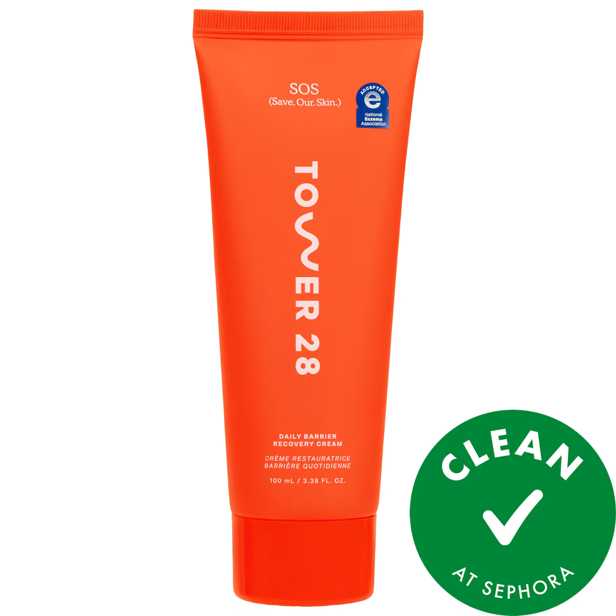 Tower 28 Beauty Jumbo SOS Daily Skin Barrier Redness Recovery Moisturizer 3.38oz / 100ml | Sephora (US)