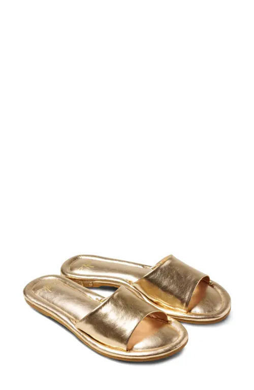 Beek Songlark Slide Sandal in Gold at Nordstrom, Size 5 | Nordstrom