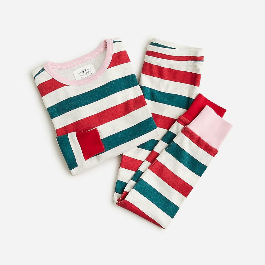 Girls' long-sleeve pajama set | J.Crew US