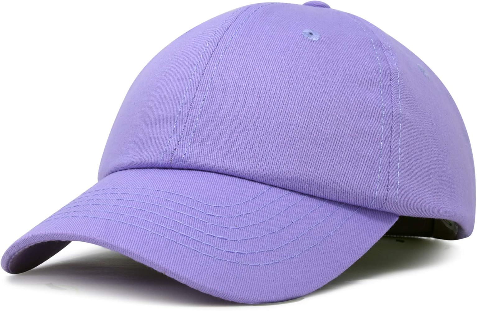 DALIX Womens Cap Adjustable Hat 100% Cotton Black White Gold Lavender Blue Pink Lime Green Hot Pink | Amazon (US)