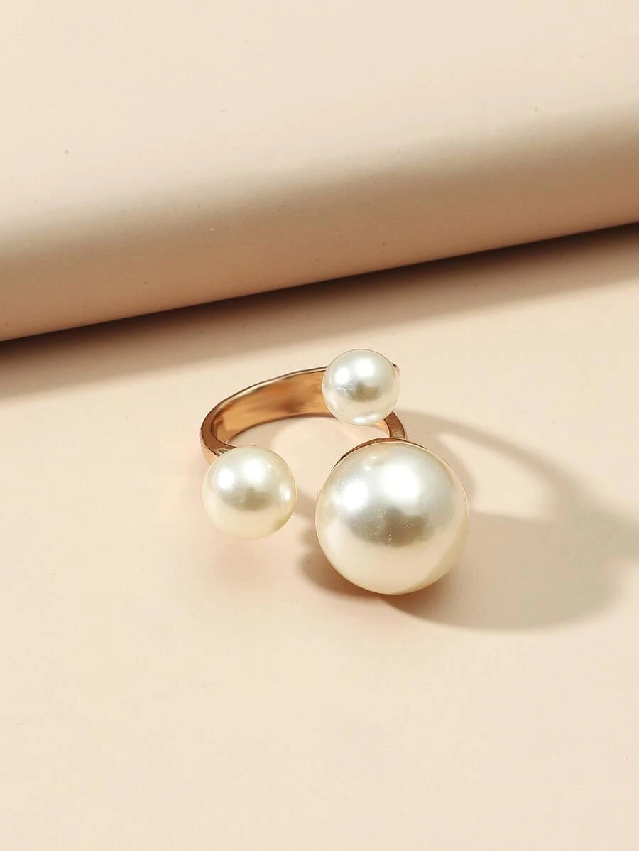 Faux Pearl Decor Ring | SHEIN