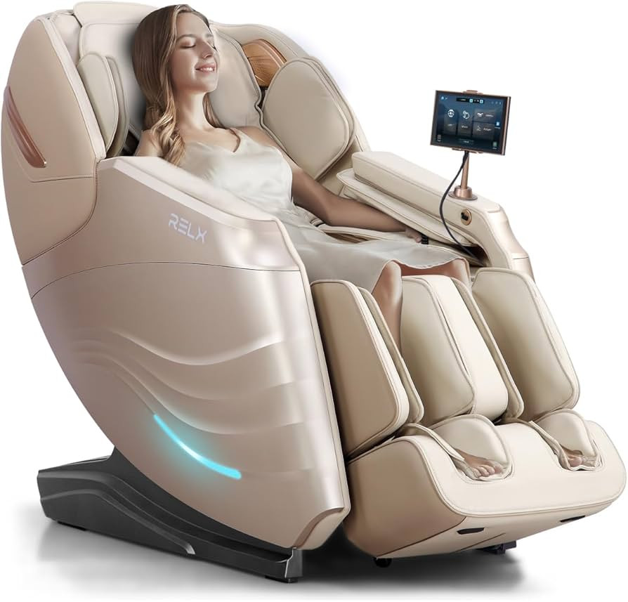 RELX Massage Chair Full Body, 20 Modes Zero Gravity SL-Track Shiatsu Massage Chair Built-in Heat ... | Amazon (US)