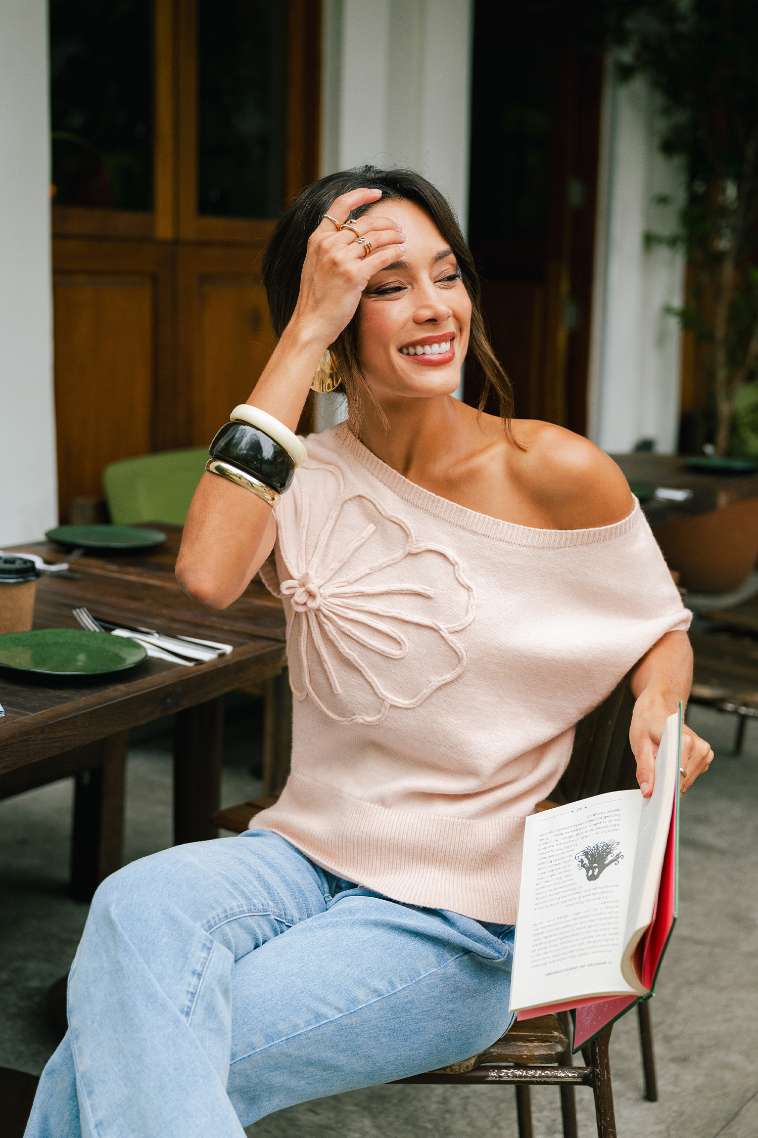 Lost in Thought Pink Sweater - XL | Cupshe US