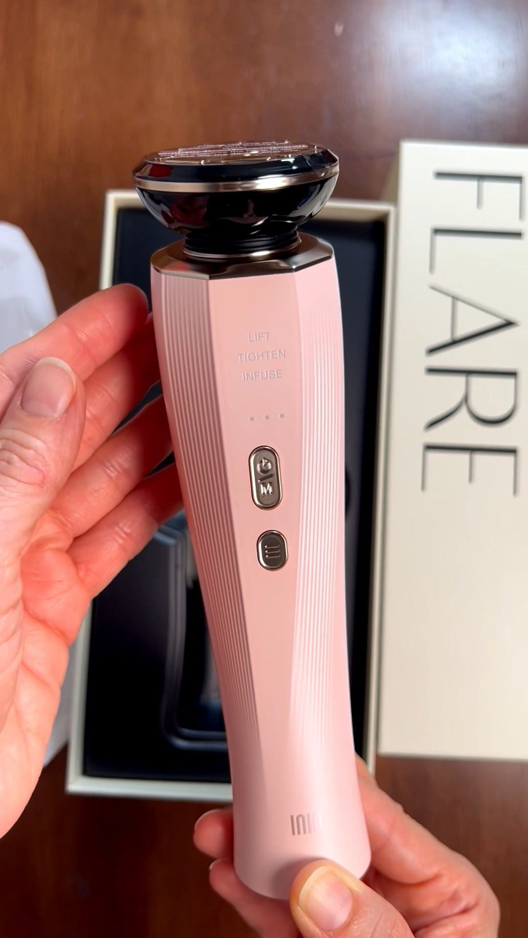 INIA FLARE Microcurrent Facial Device 

3-in-1 Professional Facial Device with Customizable Care: Featuring three specialized modes—LIFT, TIGHTEN, and INFUSE—this red light therapy device offers tailored treatments with adjustable intensity levels to match individual skincare needs.

#LTKBeauty #LTKWedding #LTKParties