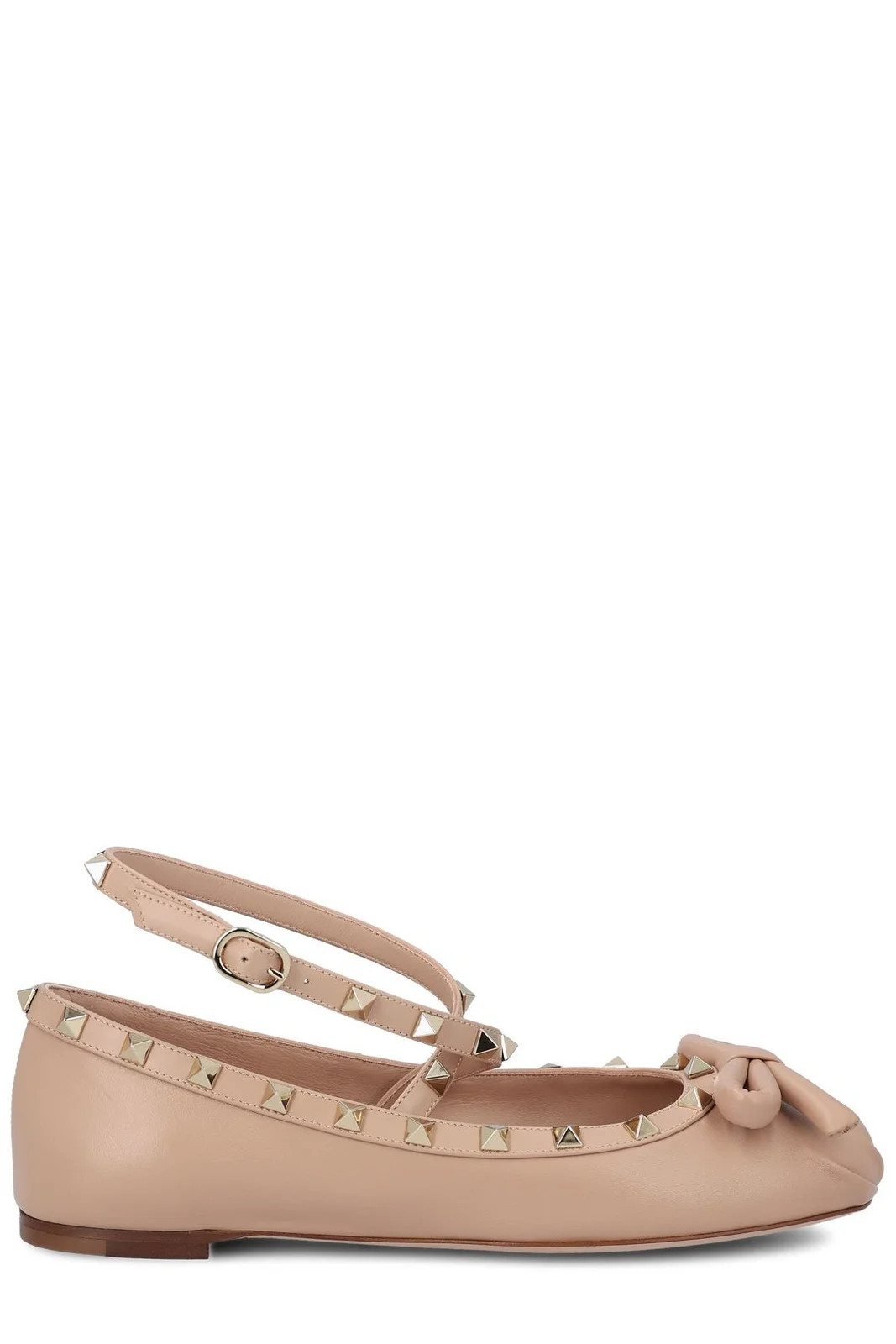 Valentino Garavani Rockstud Slip-On Ballerina Shoes | Cettire Global