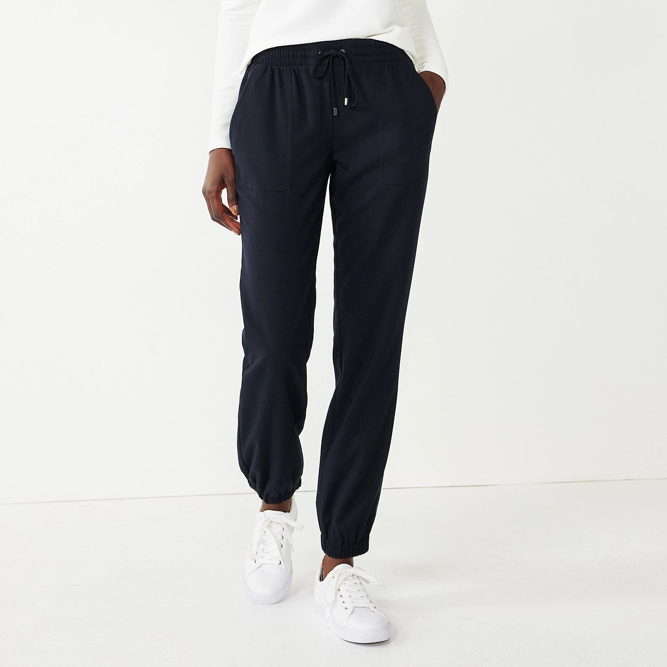 Women's Nine West Elastic-Cuff Relaxed Jogger Pants | Kohl's