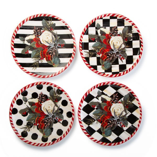 MacKenzie-Childs Scottish Bouquet Plates | MacKenzie-Childs