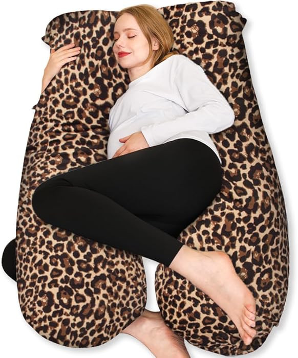 Chilling Home 59 Inch Leopard Print Pregnancy Pillow for Sleeping, Full Body Pillow for Adults, M... | Amazon (CA)