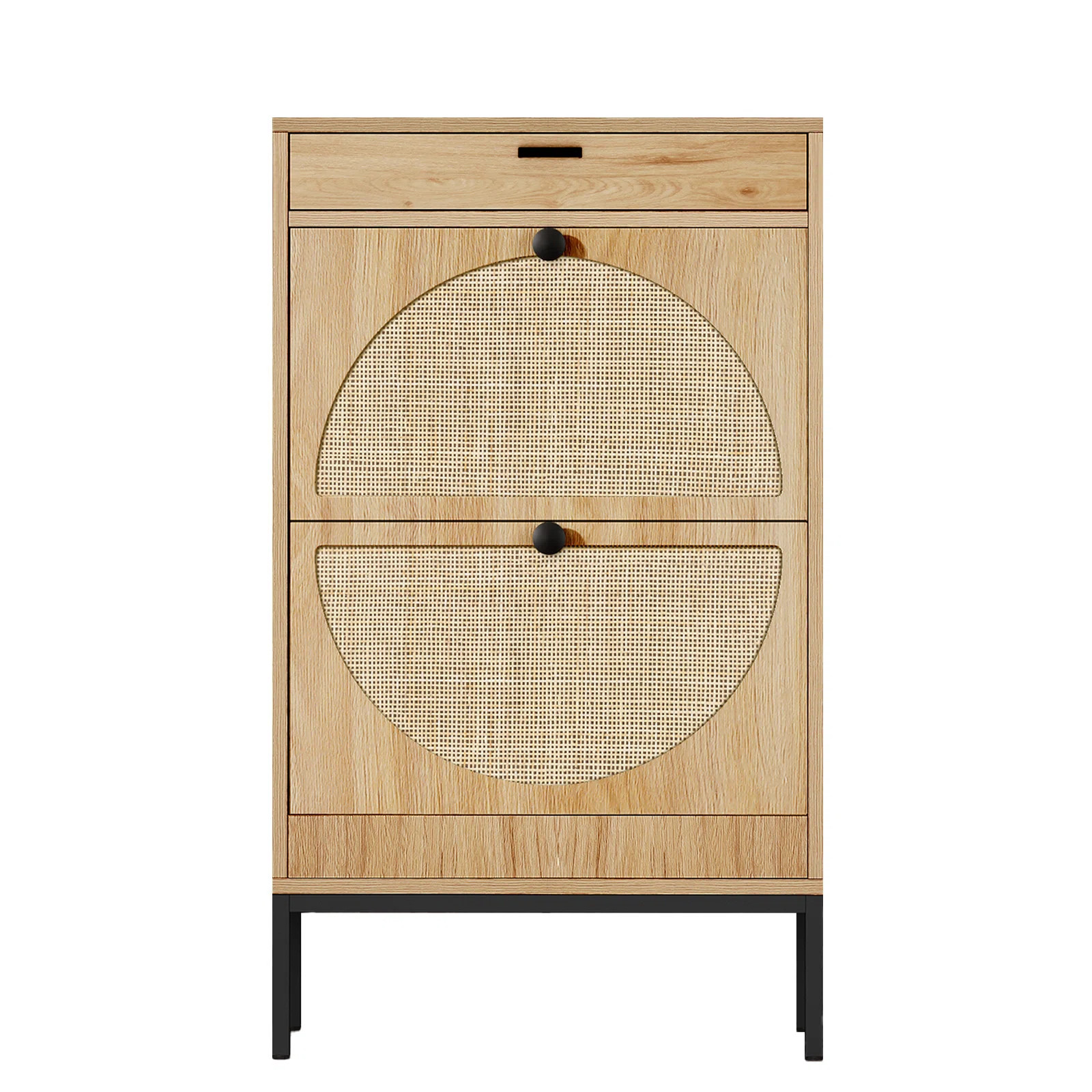 Cerina Boho Natural Rattan Shoe Storage CabinetByBay Isle Home™4.3Rated 4.4 out of 5 stars.2661... | Wayfair North America