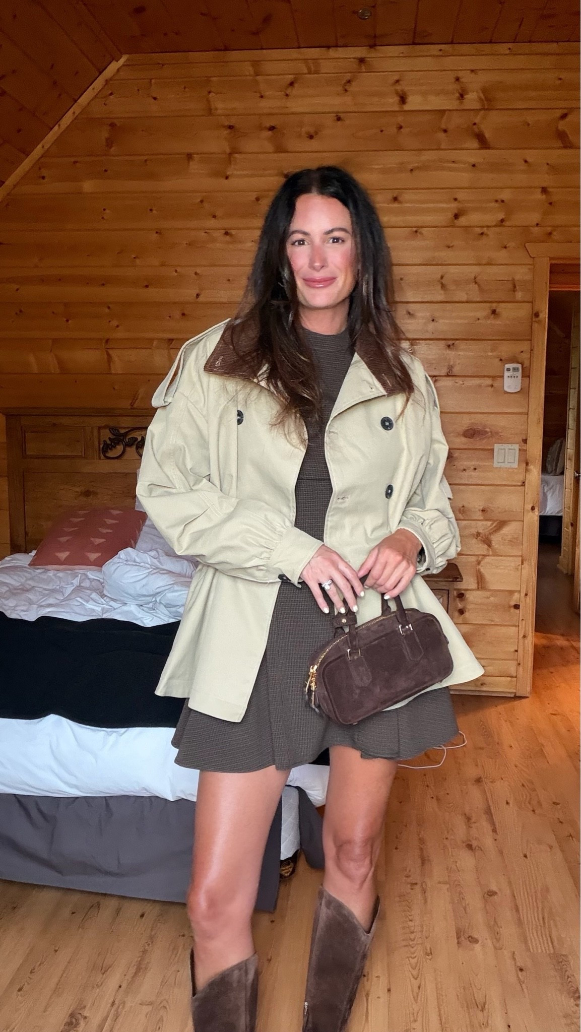My look for dinner tonight in Aspen! This is such a perfect fall dress, especially for us to wear in places it isn’t cold yet! Would be great for fall family photos too! 

#LTKootd #LTKgrwm #LTKTall