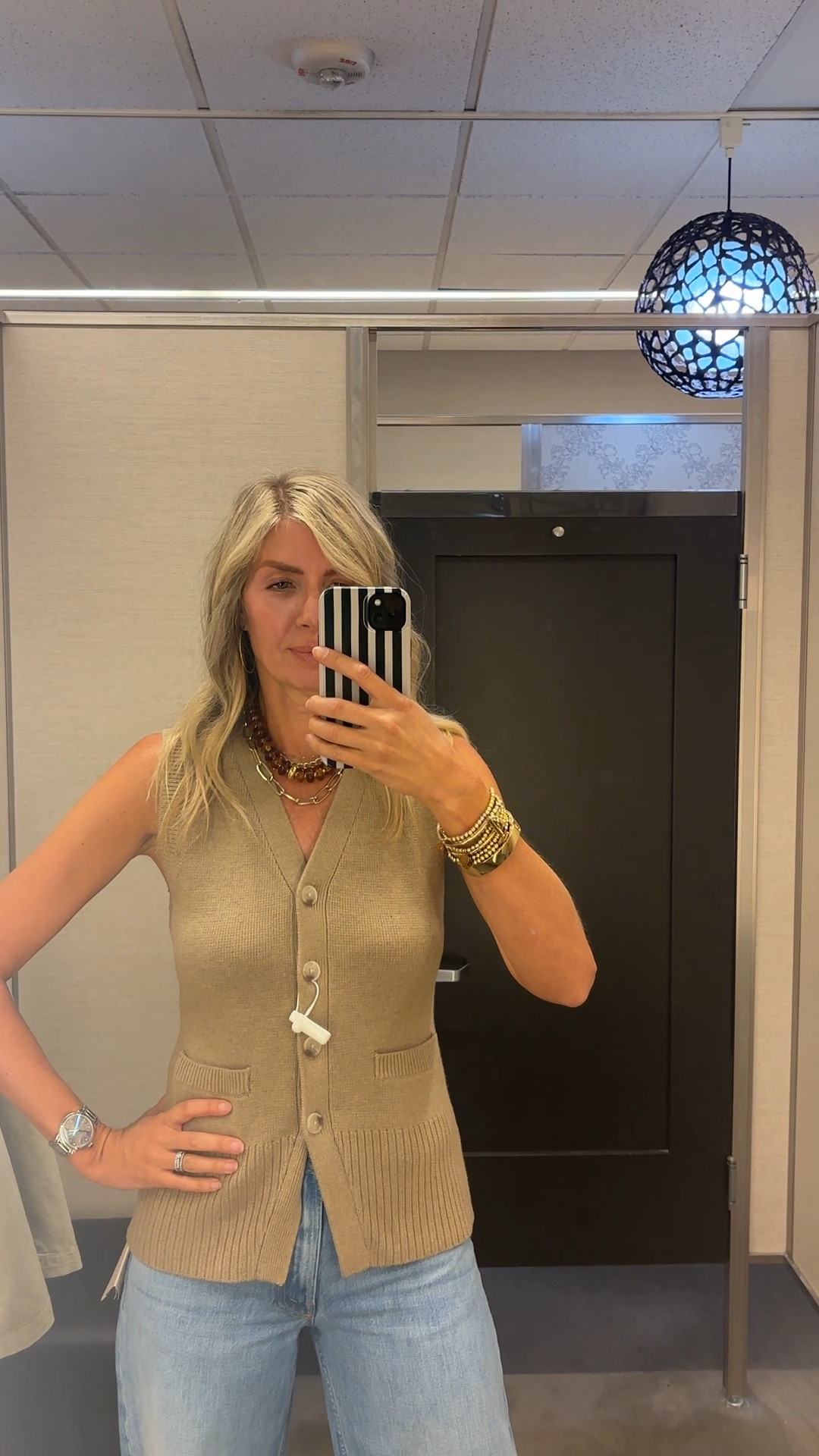 The sweater vest that surprised us at the Nordstrom Anniversary Sale 👇 A neutral knit vest is one of those pieces that seems simple until you put it on — and then you realize how many outfits it just solved. Dana tried this Pistola one on and it’s a yes from us. Linked below! 👇

#LTKgrwm #LTKOver40 #LTKSaleAlert