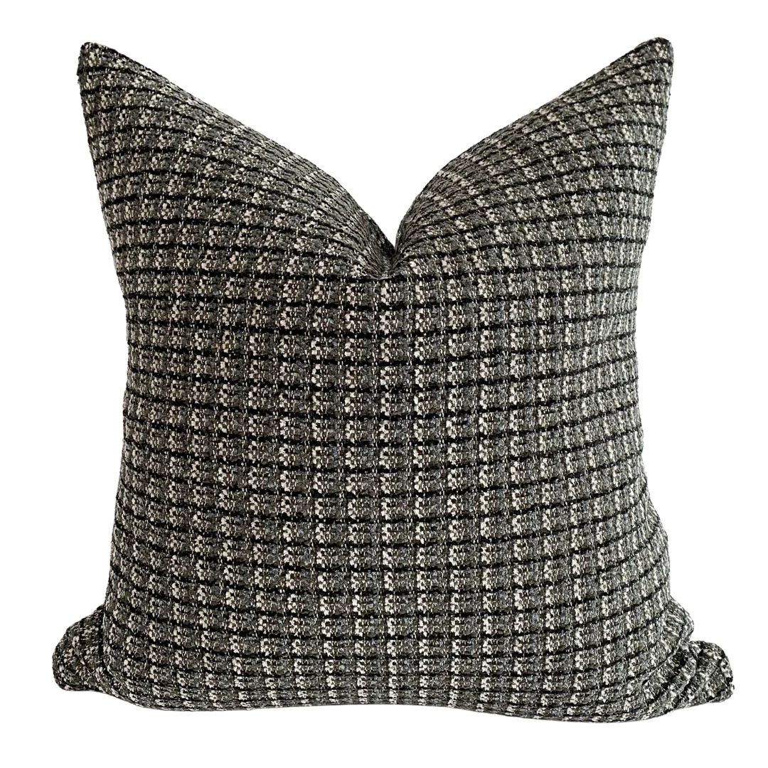 Winter Check Pillow Cover | Hackner Home (US)