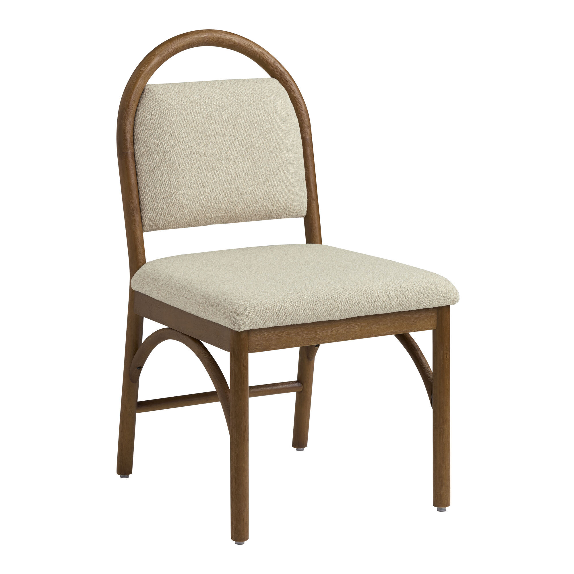 Brenna Warm Chestnut Arch Upholstered Dining Chair Set of 2 | World Market