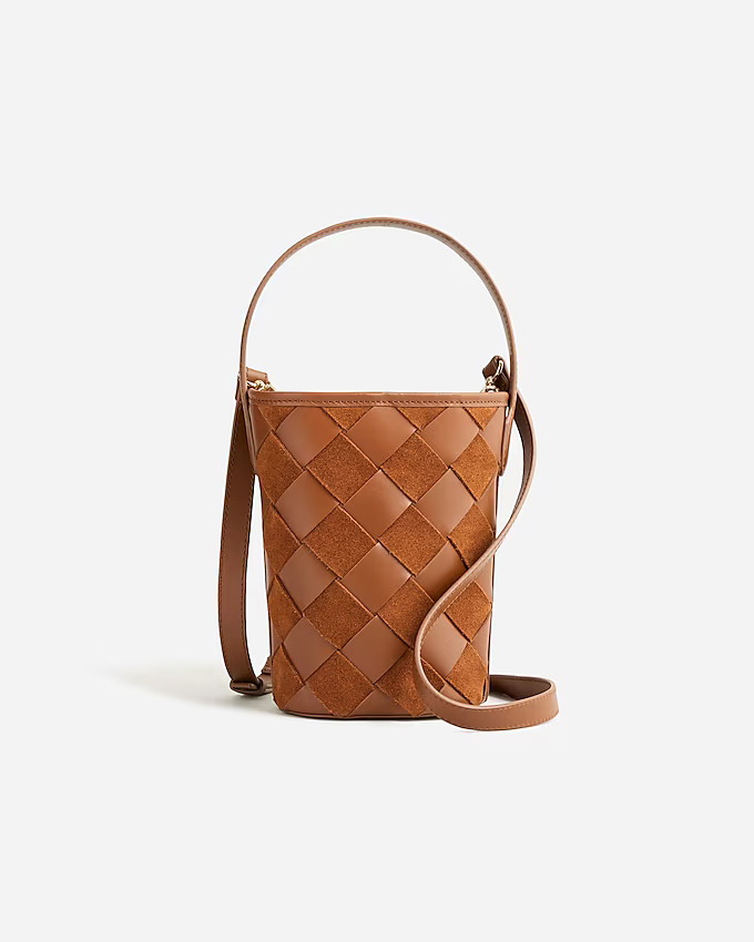 Berkeley woven bucket bag | J. Crew US