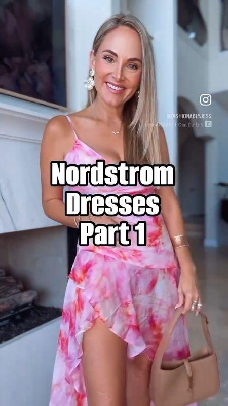 Nordstrum spring dress is perfect for a wedding guest dress, baby shower dress or Mother's Day dress outfit true size

#LTKVideo #LTKOver40 #LTKFindsUnder100