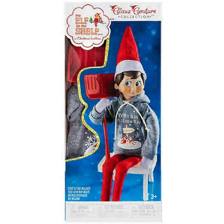 The Elf on the Shelf Claus Couture Snow Day Shovel 'n' Play | Walmart (US)