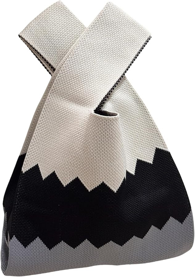 Knot Bag, Mini Knit Tote Bag, Extra Thickened Japanese Knot Bag, Wristlet Handbag - 1/2/6 Pack | Amazon (US)