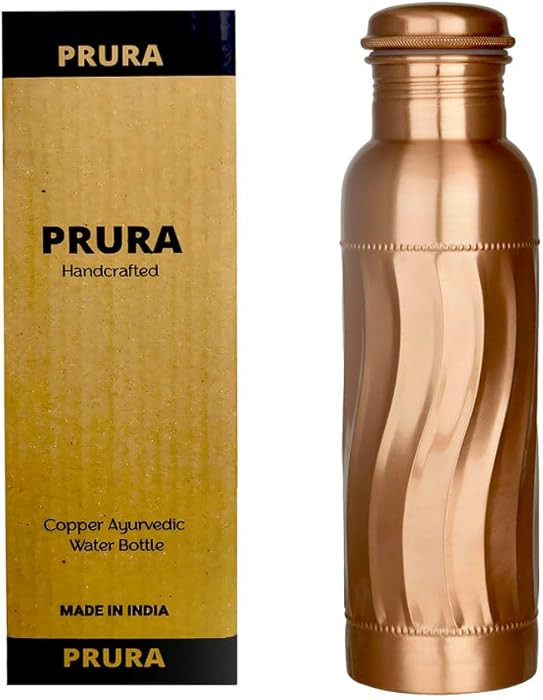Copper Water Bottle A Leak Proof Ayurvedic Pure Copper Vessel | Amazon (US)