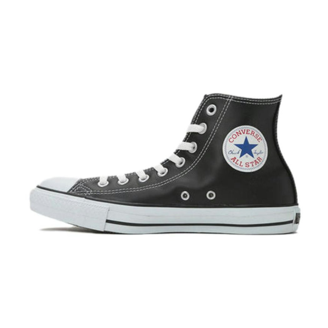 Converse All Star Leather High Top 'Black White' US 4.5 | Novelship