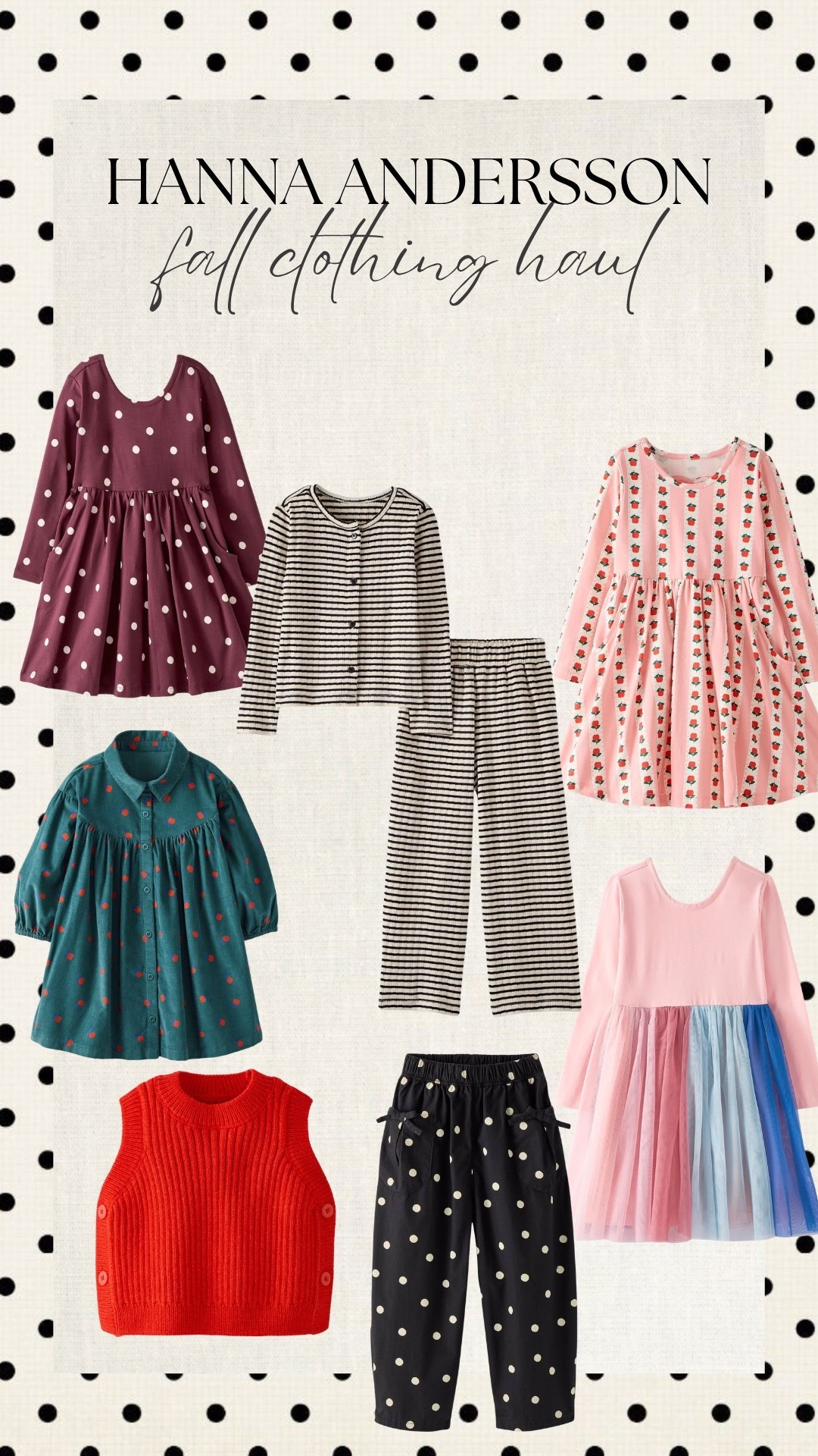 #ad HANNA ANDERSSON FALL OUTFITS! :)