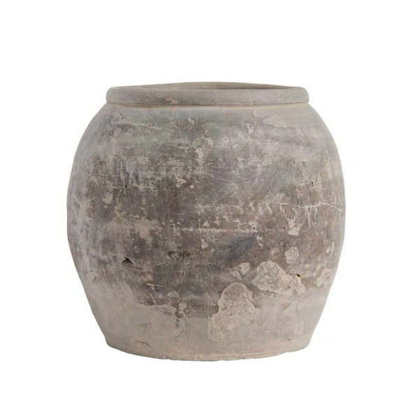 Vintage Clay Pot - Grey | Meridian