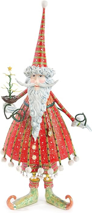 MACKENZIE-CHILDS Dash Away Figurine, Christmas Home Decor, Dashing Santa | Amazon (US)