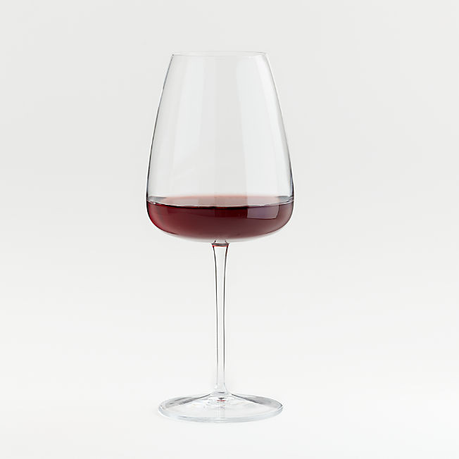 Mera 24-Oz. Tulip Red Wine Glass + Reviews | Crate & Barrel | Crate & Barrel