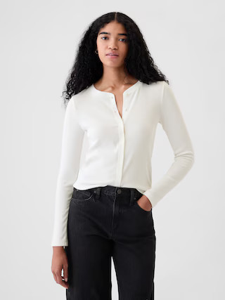 Modern Rib Cardigan | Gap (US)