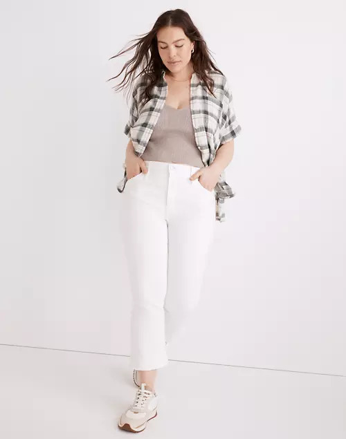 Cali Demi-Boot Jeans in Pure White | Madewell