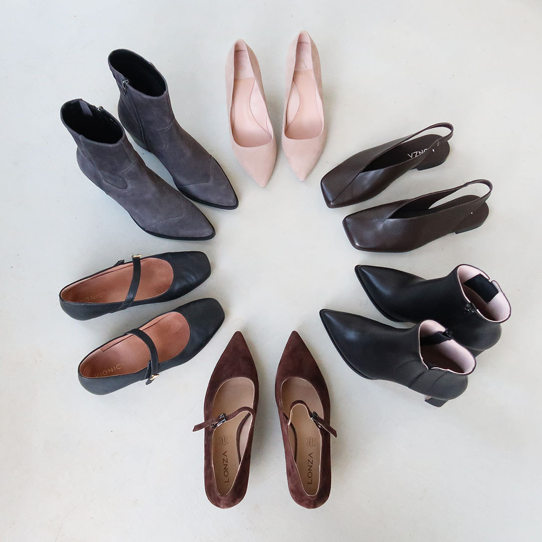 Fall shoe capsule wardrobe. Love shoes with arch support and comfort, as well as style.  

 #LTKOver40 #LTKWorkwear