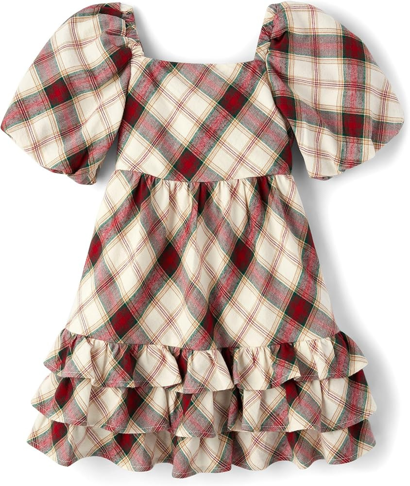 Gymboree Girls and Toddler Short Sleeve Tiered Dresses | Amazon (US)