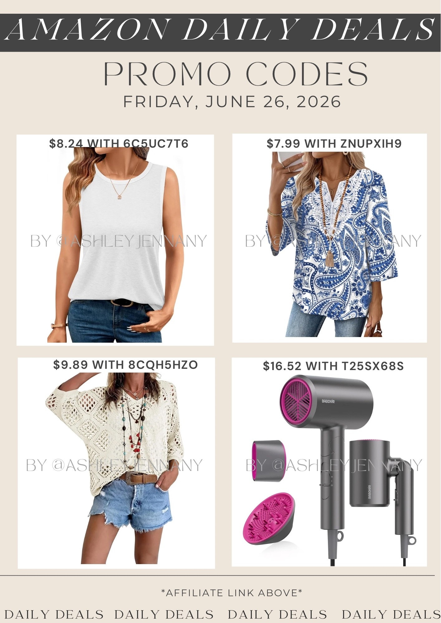 Amazon deals

#LTKSaleAlert #LTKMidsize #LTKootd