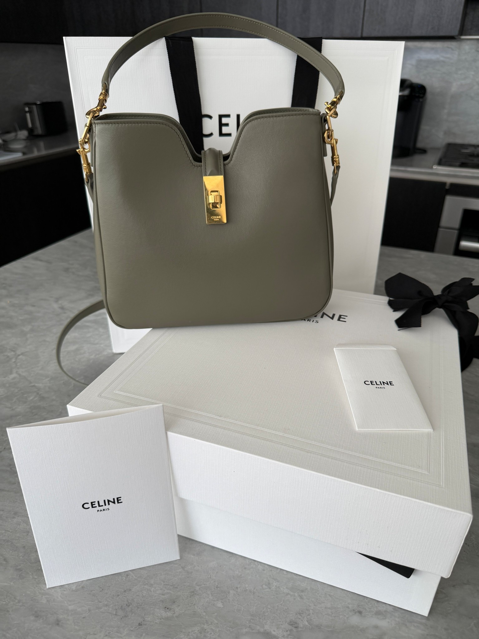 Had my first designer bag purchase while nyc on our anniversary trip 😍

Celine purse. Designer bag. Year round purse. Fall accessories. 

#LTKItBag
