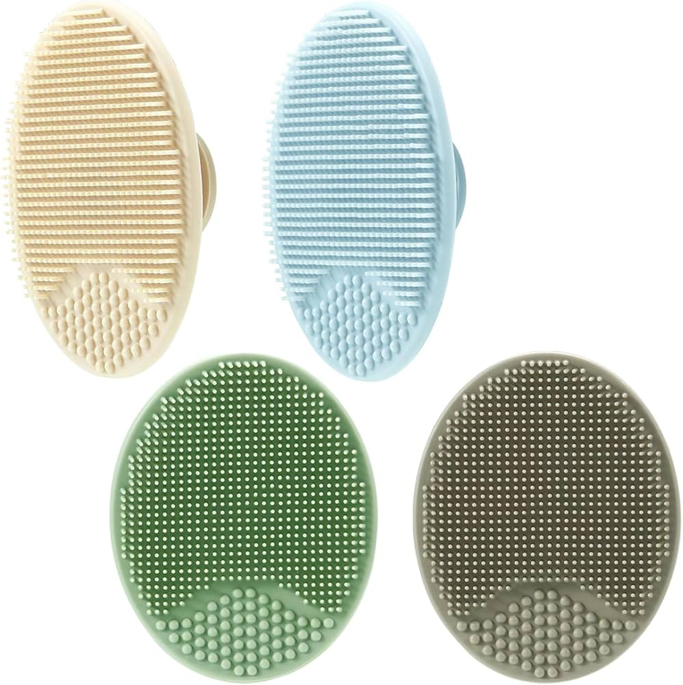 PandaEar 4 Pack Baby Cradle Cap Brush, Silicone Baby Bath Brush Massage Brush Set for Dry Skin, C... | Amazon (CA)