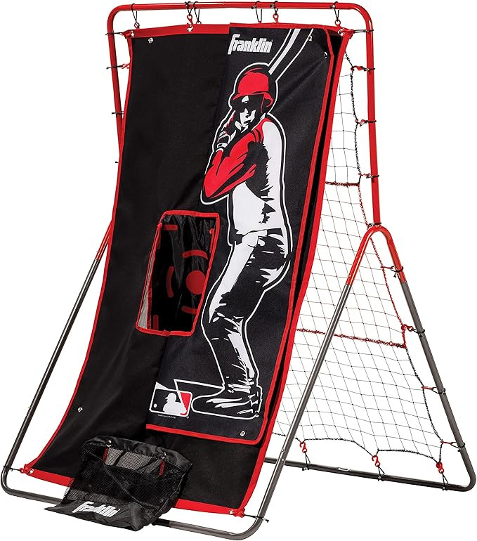 Franklin Sports Baseball Pitching Target and Rebounder Net - 2-in-1 Switch Hitter Pitch Trainer +... | Amazon (US)