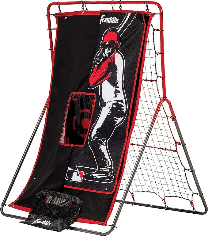 Franklin Sports Baseball Pitching Target and Rebounder Net - 2-in-1 Switch Hitter Pitch Trainer +... | Amazon (US)