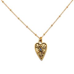 Portia Heart Talisman Necklace | Sequin