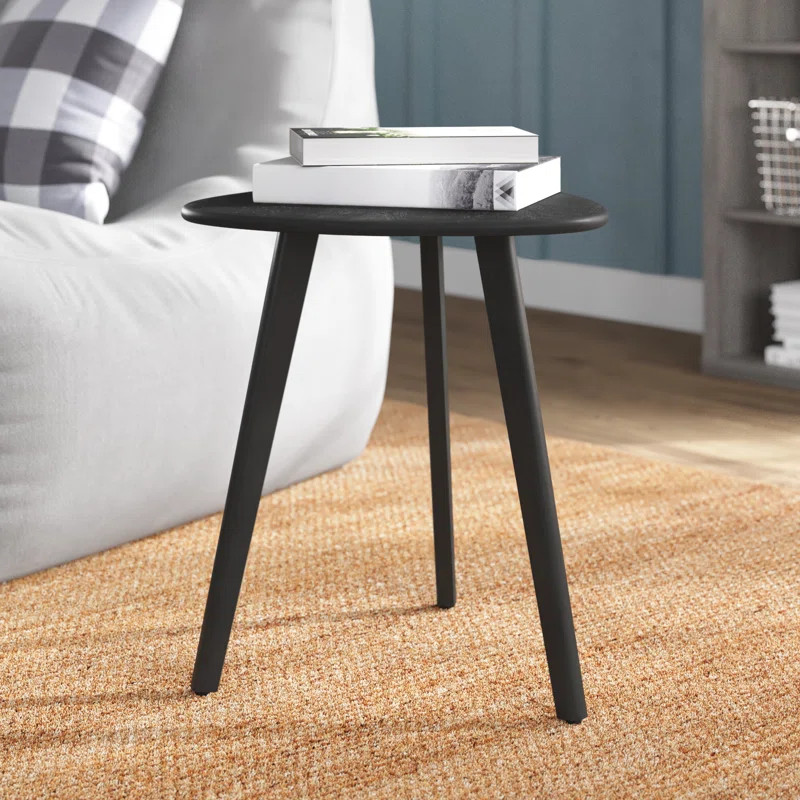 Azori Solid Wood 3 Legs End Table | Wayfair North America