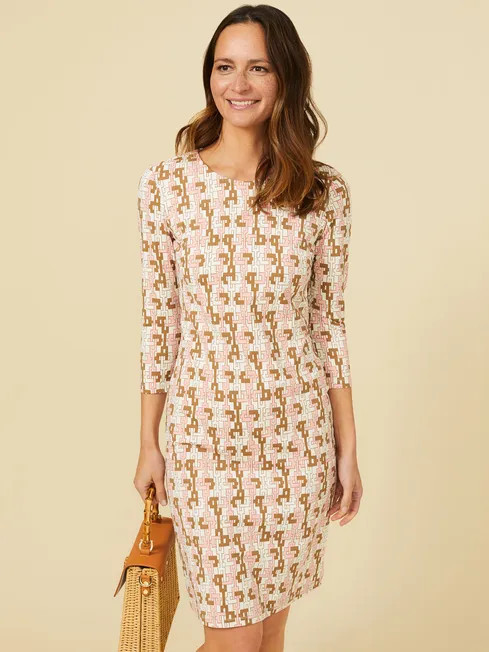 Sophia Dress in Islet Link | J.McLaughlin