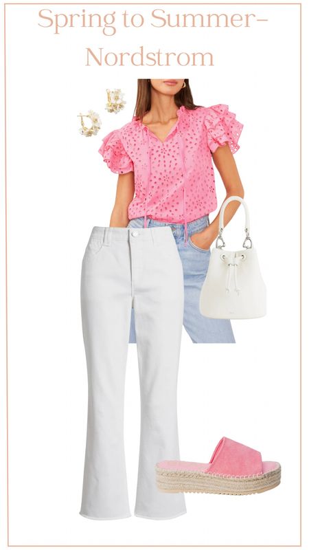 Spring to summer outfit option from Nordstrom! I love white in the spring and summer! Seems so fresh and crisp! 

#LTKfindsunder100 #LTKstyletip #LTKSeasonal