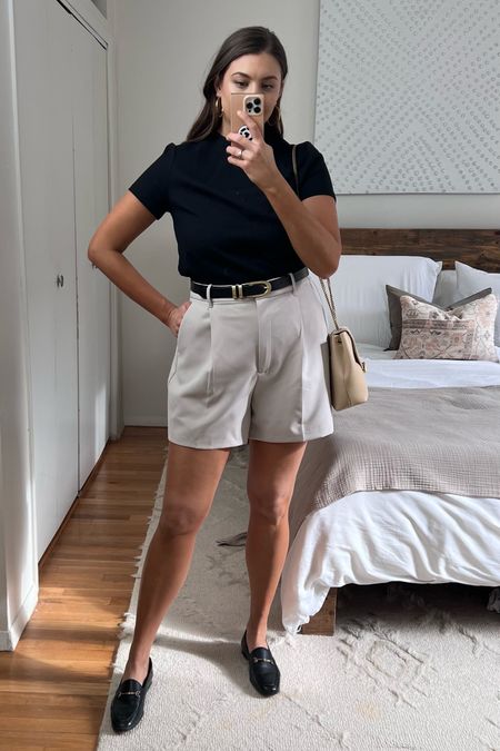 Trouser shorts outfit. Casual office outfit 

#trouseroutfit #trousershorts #office #trousershort

#LTKstyletip #LTKworkwear #LTKSeasonal