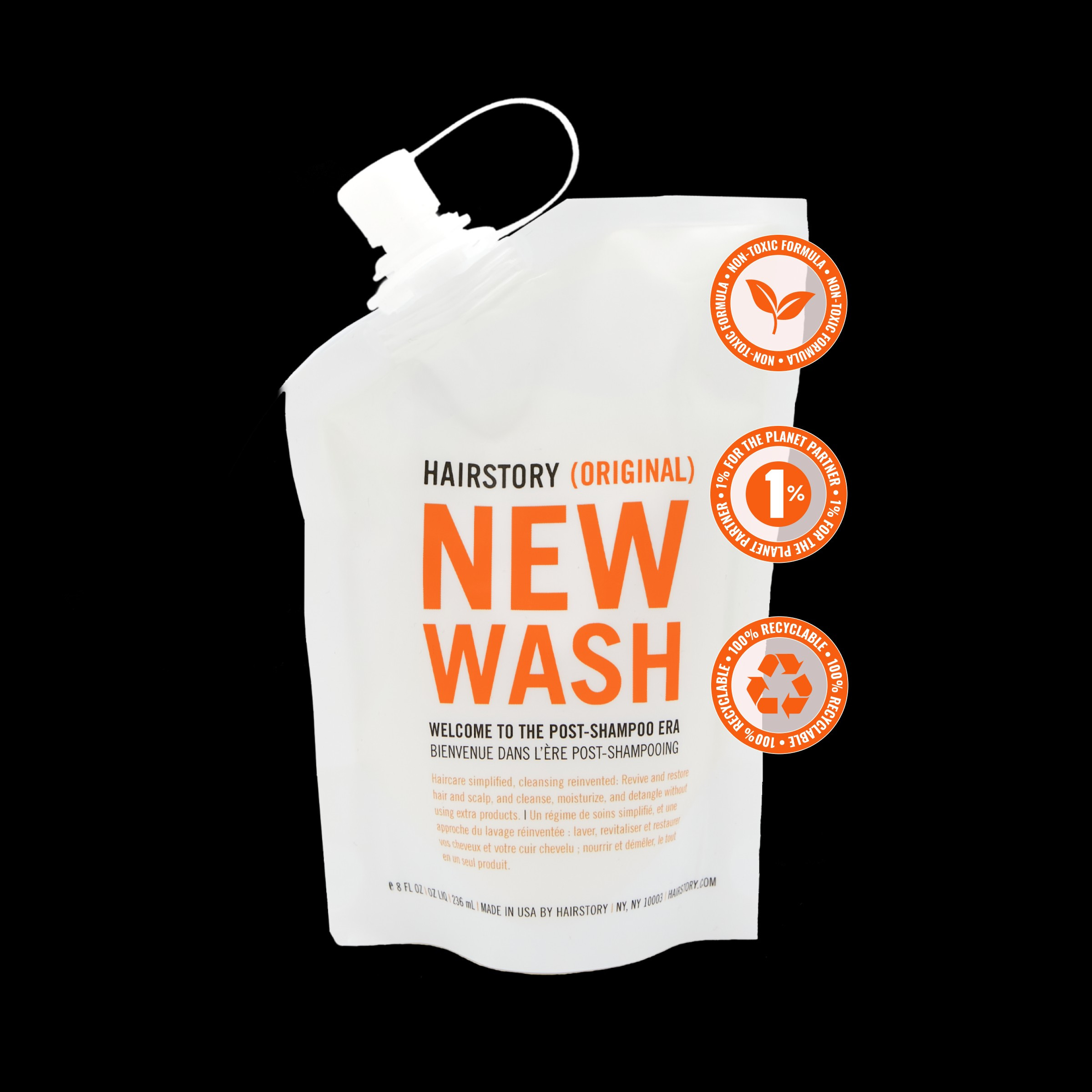 Sulfate-Free Shampoo Alternative | New Wash Original One-Step Cleanser | HairstoryStudio