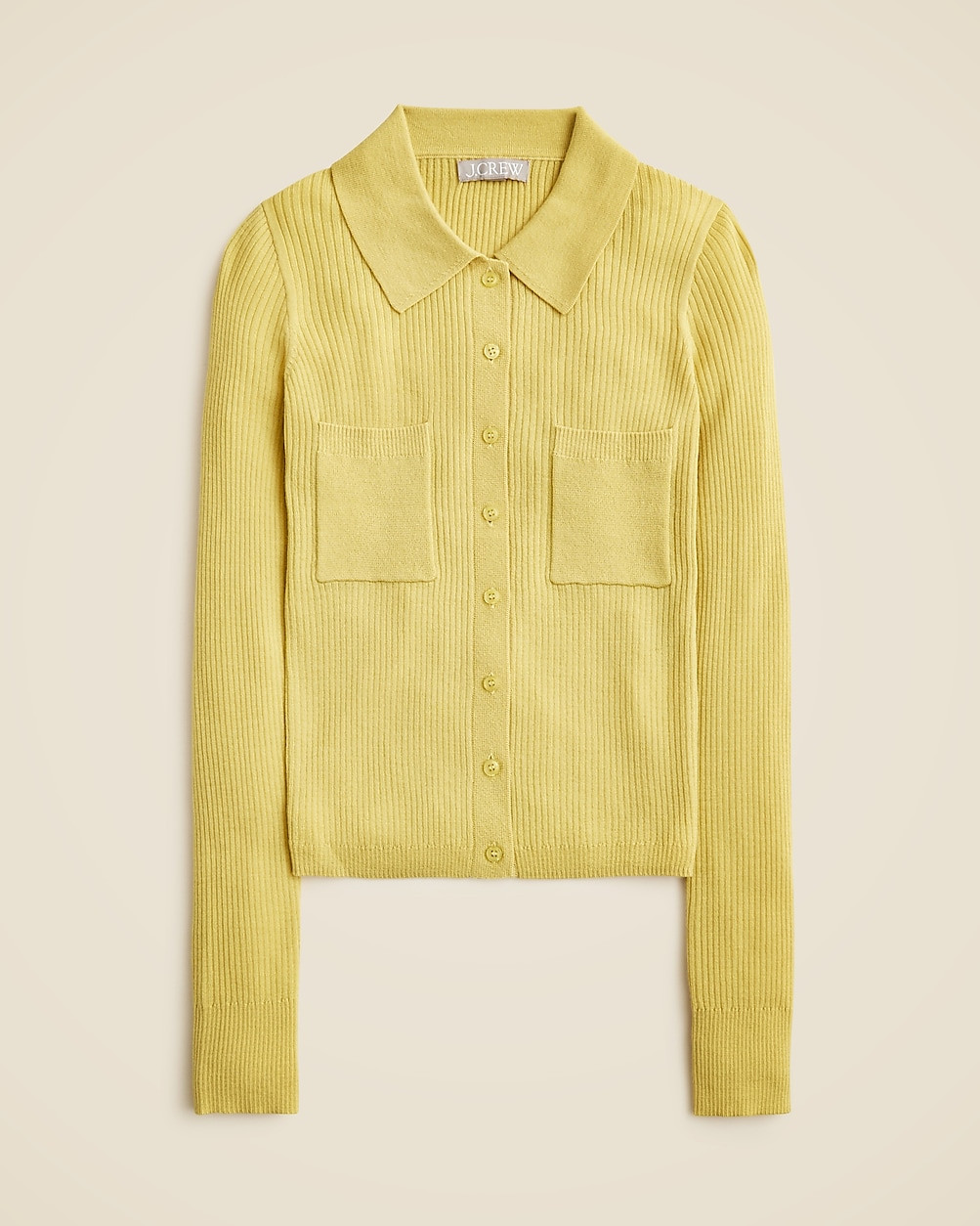 Collared button-up sweater in merino wool blend | J. Crew US